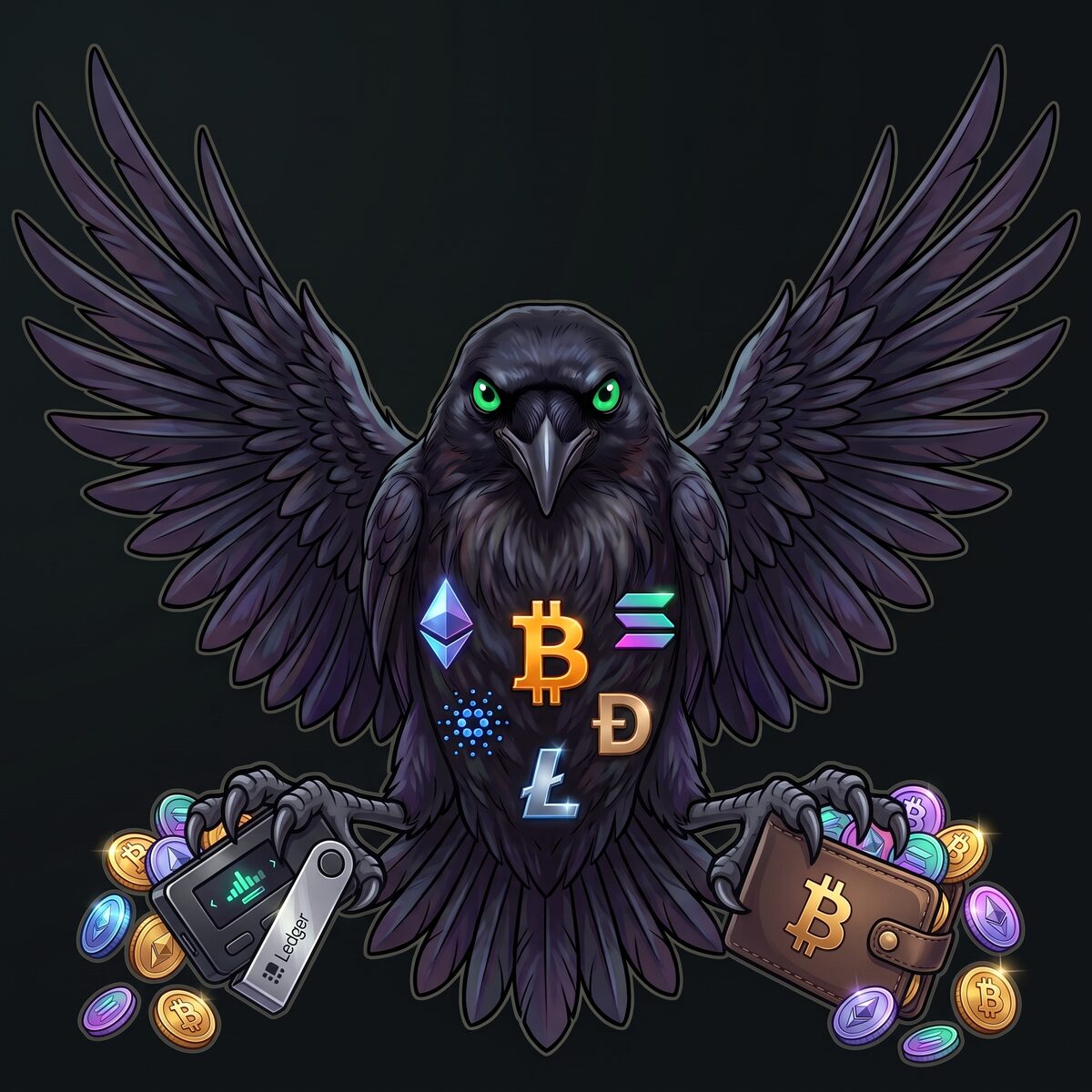 RootRaven — a raven bearing the marks of multiple blockchains